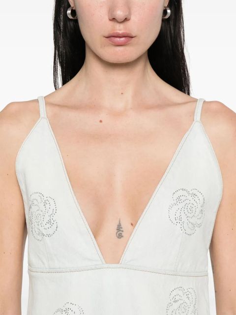 ROTATE BIRGER CHRISTENSEN Lorina denim dress - Blue