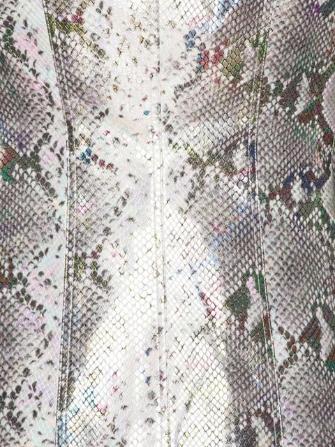 ROTATE BIRGER CHRISTENSEN snake-pattern blazer - Grey