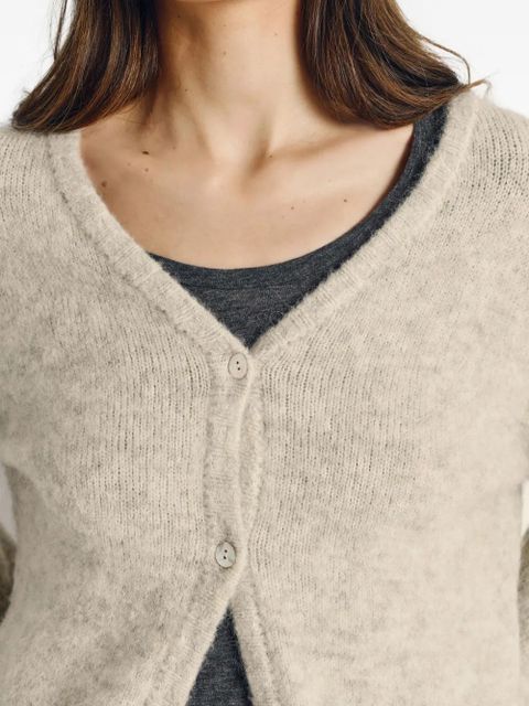 American Vintage button V-neck east cardigan - Neutrals