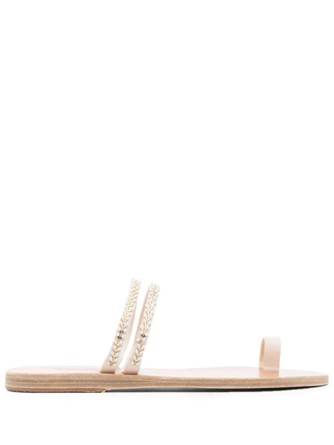 Ancient Greek Sandals Skalida open-toe slides - White - zdjęcie produktu nr 1