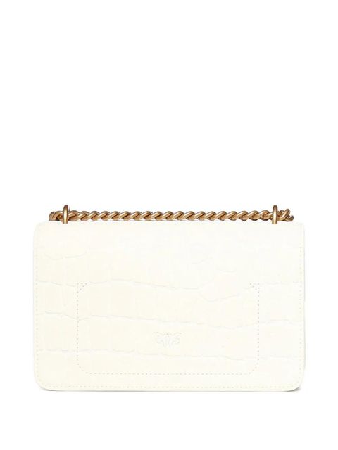 PINKO small croc-effect cross body bag - White - zdjęcie produktu nr 2
