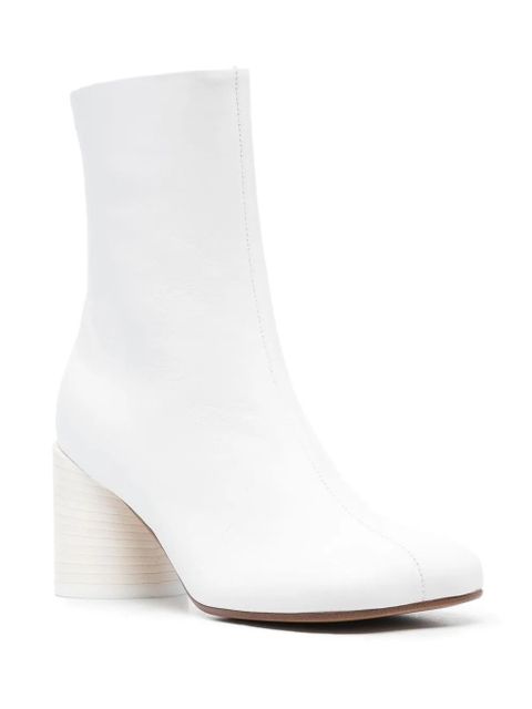 MM6 Maison Margiela Anatomic 70mm leather boots - White