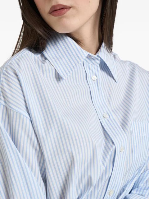 Weekend Max Mara Eden striped pocket shirt - Blue