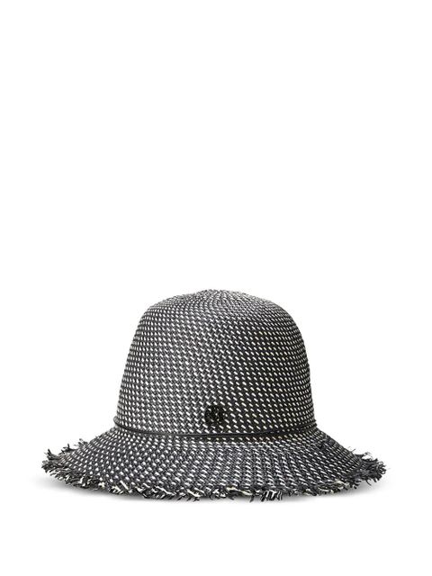 Maison Michel Candice fringed hat - Black - zdjęcie produktu nr 1