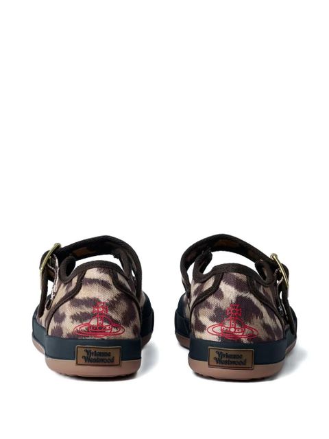 Vivienne Westwood adjustable-strap ballet flat - Neutrals