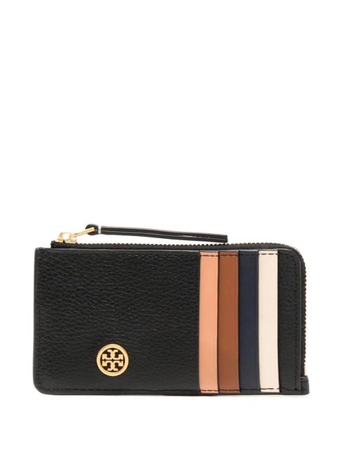 Tory Burch Robinson colour-block zip-fastening wallet - Black - zdjęcie produktu nr 1