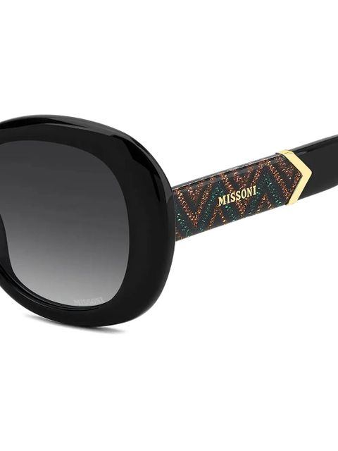 MISSONI EYEWEAR DNA oval-frame sunglasses - Black - zdjęcie produktu nr 2