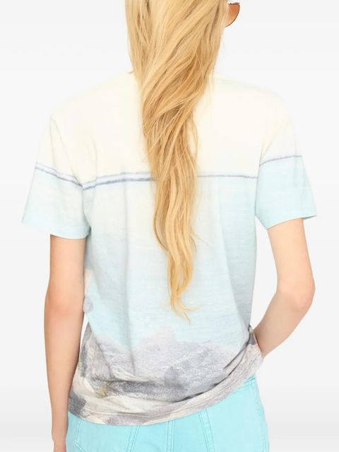 Chloé graphic-print T-shirt - Blue