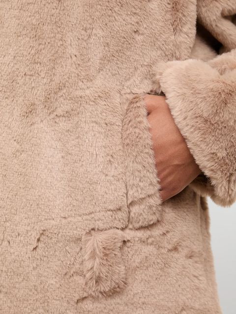 Answear.LAB kurtka kolor beżowy przejściowa