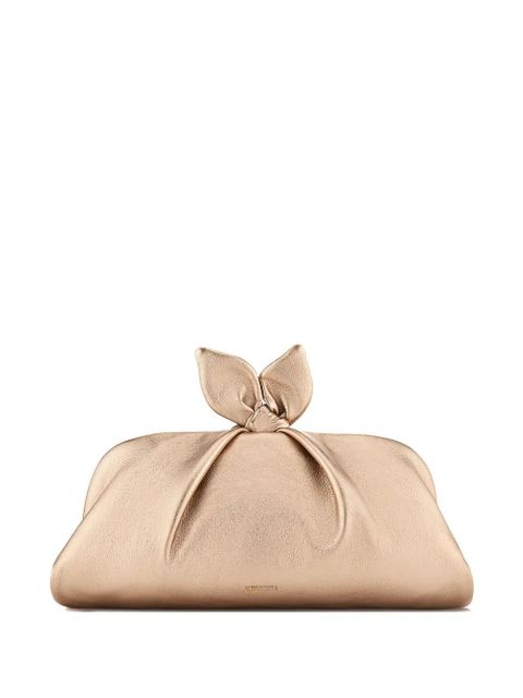 Aquazzura Bow Tie clutch bag - Gold - zdjęcie produktu nr 1
