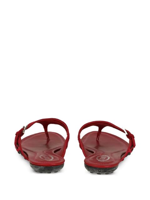 Tod's Gommino buckle-fastening sandals - Red