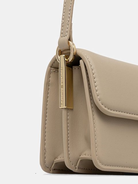 Tommy Hilfiger torebka kolor beżowy AW0AW18028