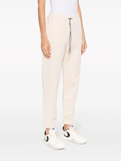 Vivienne Westwood Orb logo-embroidered cotton track pants - Neutrals