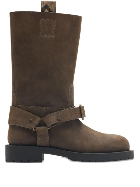 Burberry suede boots - Brown - zdjęcie produktu nr 1