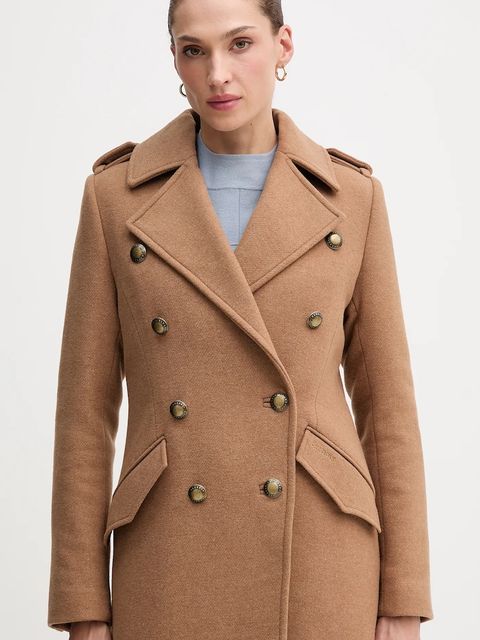 Barbour płaszcz COTTESMORE kolor brązowy LWO0254