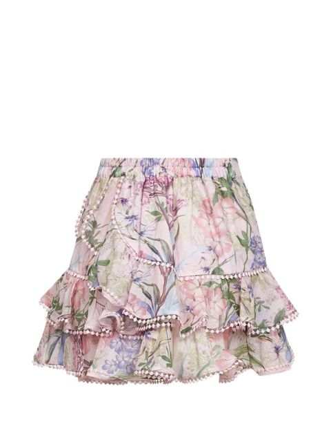 Charo Ruiz Ibiza Fera ruffled mini skirt - Pink - zdjęcie produktu nr 1
