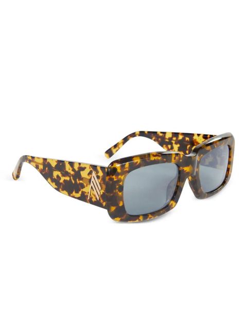 The Attico rectangular-frame sunglasses - Yellow - zdjęcie produktu nr 1