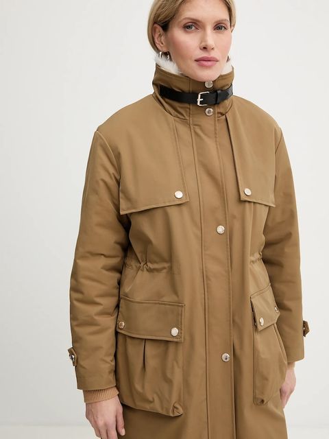 Morgan kurtka kolor zielony zimowa GAPI