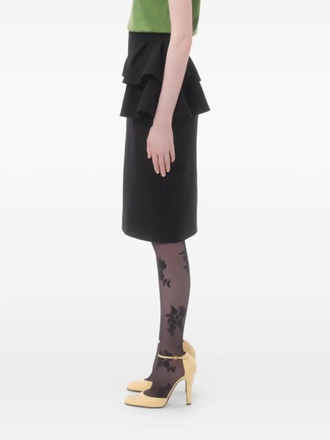 Valentino Garavani Crepe Couture midi skirt - Black