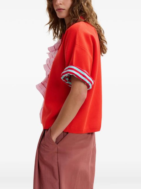 Essentiel Antwerp Jumble short-sleeve polo shirt - Red