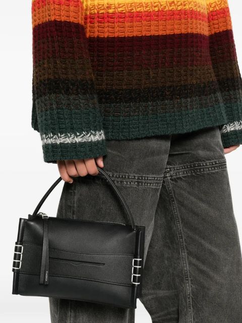 JW Anderson small leather tote bag - Black - zdjęcie produktu nr 2