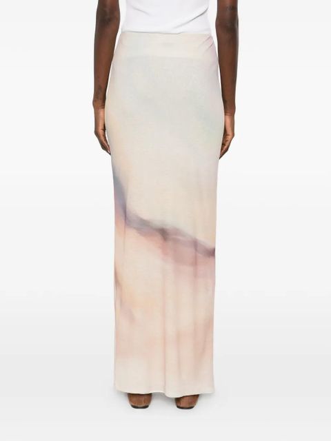 Nanushka button-down maxi skirt - Neutrals