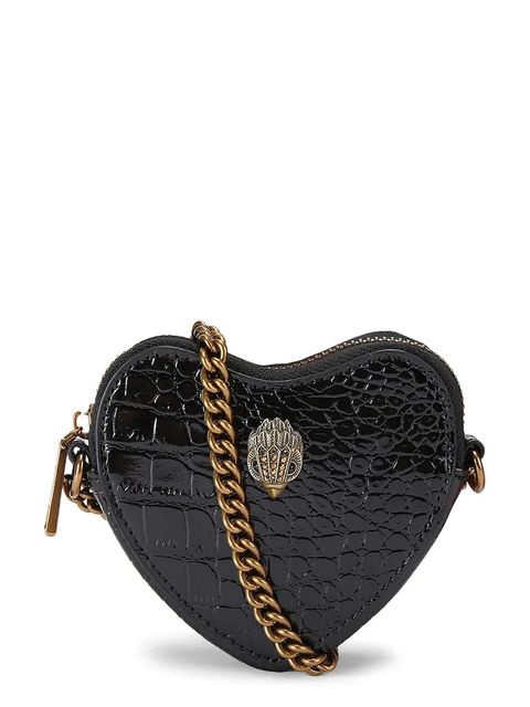 Kurt Geiger London torebka skórzana kolor czarny 9548400409 - zdjęcie produktu nr 1