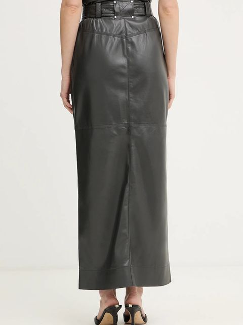 BOSS Orange spódnica C Vacaro kolor szary maxi prosta 50552363 - zdjęcie produktu nr 2