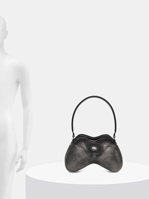 Diesel torebka PLAY DOUBLE-D kolor szary X10327.P8241