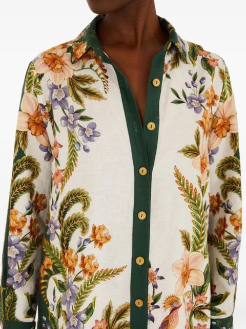 FARM Rio floral print shirt - White