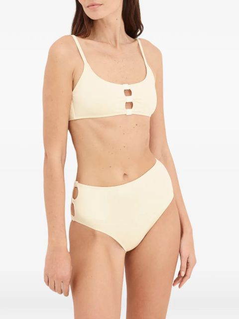 ERES cutout bloom bikini top - Neutrals