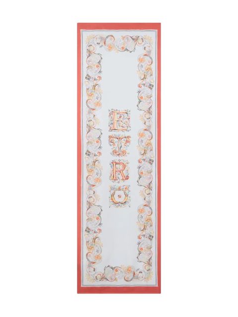 ETRO silk scarf - White - zdjęcie produktu nr 1
