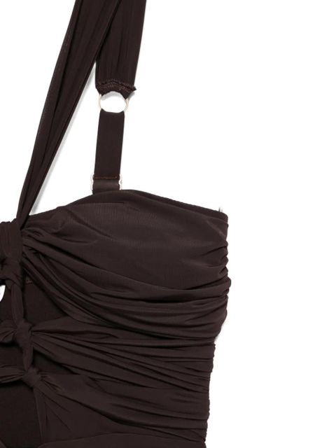 ZIMMERMANN ring detail swimsuit - Brown - zdjęcie produktu nr 2