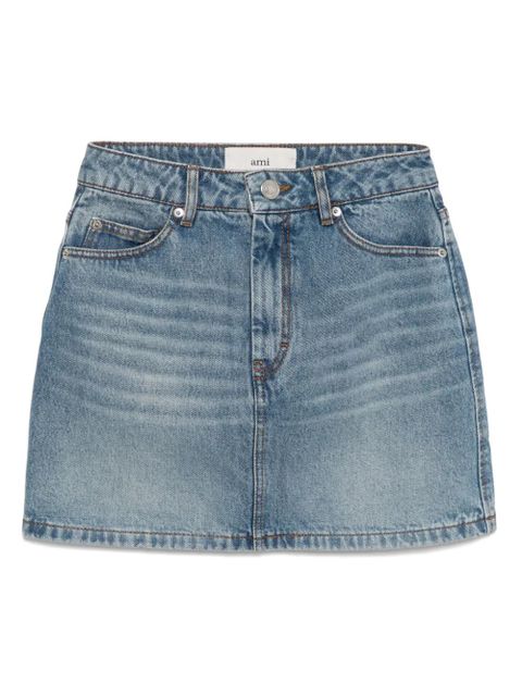 AMI Paris denim mini skirt - Blue - zdjęcie produktu nr 1