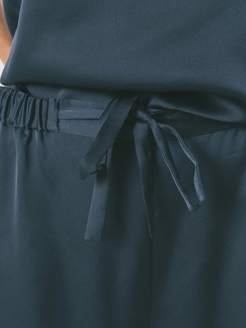 women'secret piżama damska kolor granatowy satynowa 2542472