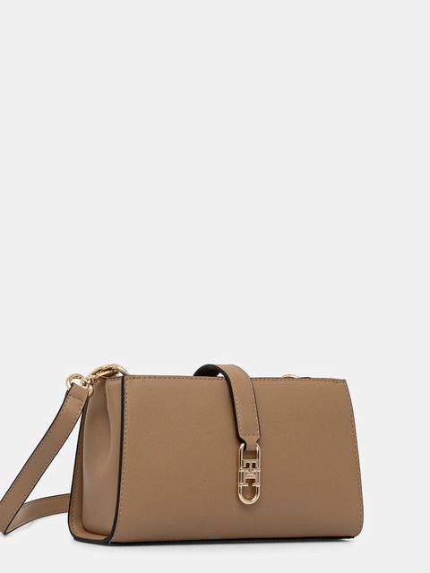 Tommy Hilfiger torebka kolor beżowy AW0AW18005
