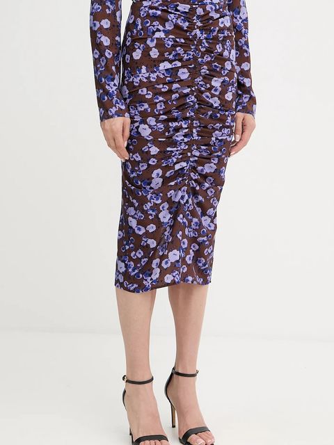 Patrizia Pepe spódnica kolor brązowy midi ołówkowa 8G0493 A636 - zdjęcie produktu nr 1