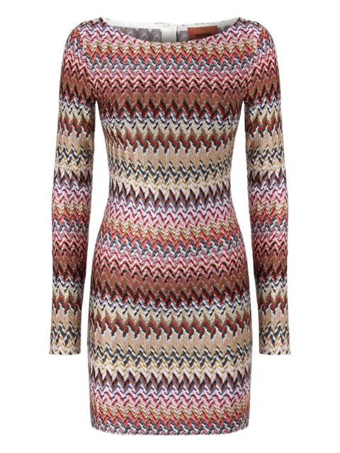 Missoni long-sleeve mini dress - Brown - zdjęcie produktu nr 1