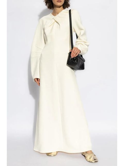 Jil Sander knot-detail maxi dress - White - zdjęcie produktu nr 2