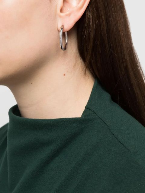 Missoma Tunnel medium hoop earrings - Silver