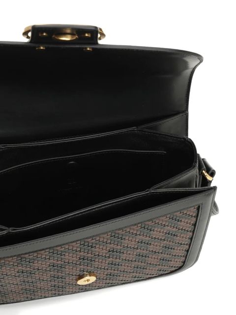 Valentino Garavani small 9TO5 leather shoulder bag - Black