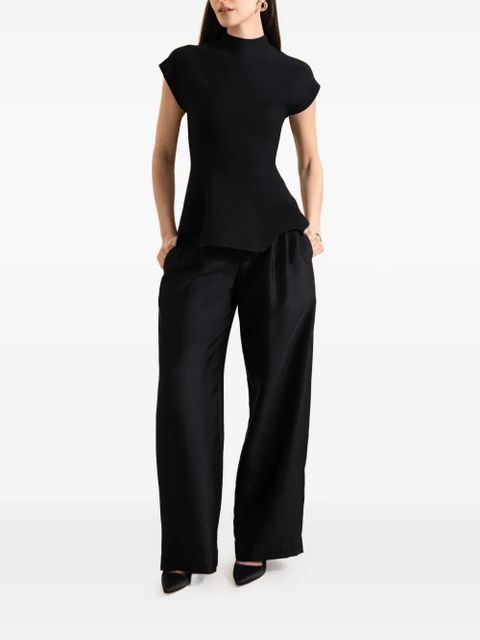 STAUD pleated trousers - Black - zdjęcie produktu nr 2