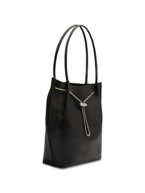 BY FAR Kayla leather shoulder bag - Black