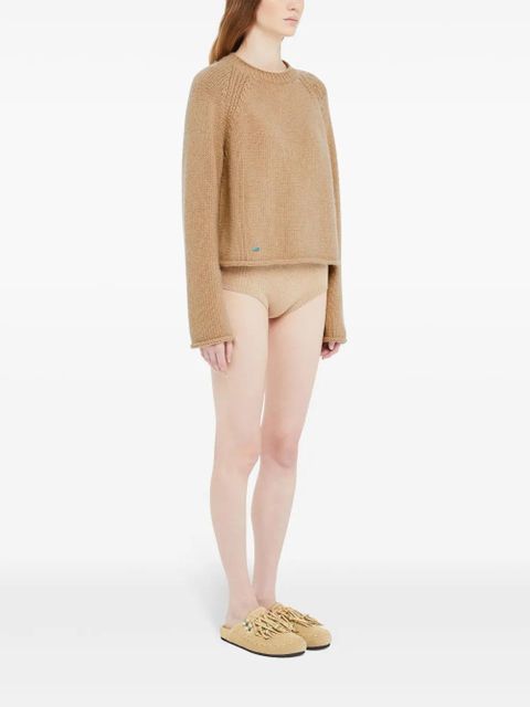 Alanui cashmere-cotton jumper - Neutrals