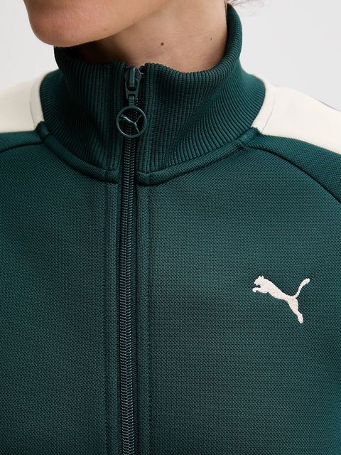 Puma bluza damska kolor zielony wzorzysta 629796