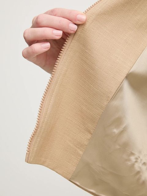 Simona Corsellini kurtka kolor beżowy przejściowa P25CPGI010