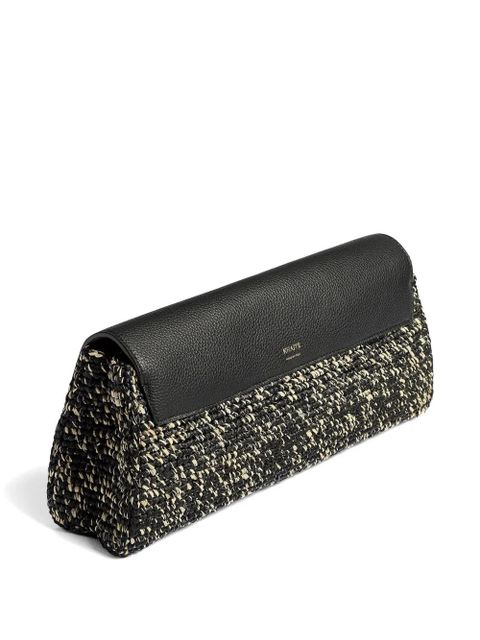 KHAITE textured clutch bag - Black
