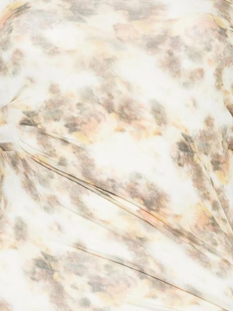 MARANT ÉTOILE Iber cut-out gathered top - Neutrals