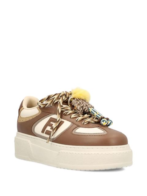 FENDI FF-patch sneakers - Brown - zdjęcie produktu nr 2