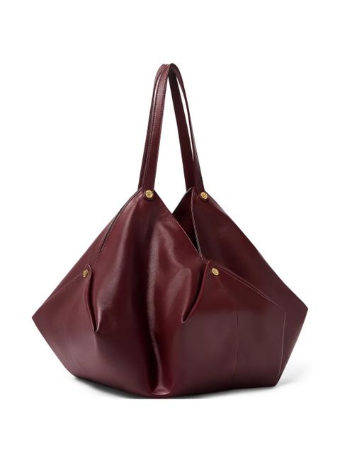 Versace large Protea leather shoulder bag - Red